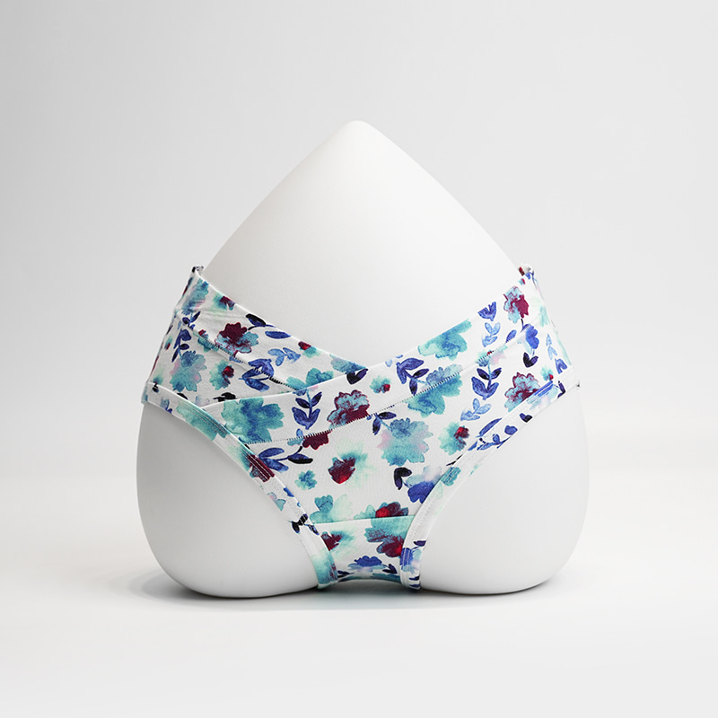 Bambusz Viszkóz Nyomtatott Anyasági Bugyi